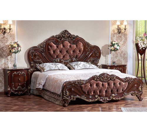 Кровать Элиза Люкс (орех) 1800х2000