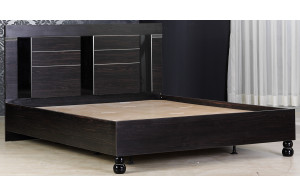 Двуспальная кровать Мира MIRA-26 венге