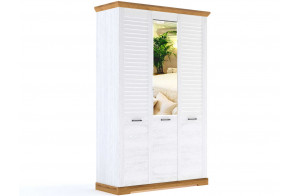 Трехстворчатый шкаф для одежды СК-7 (СА/ОРН) Кантри с зеркалом